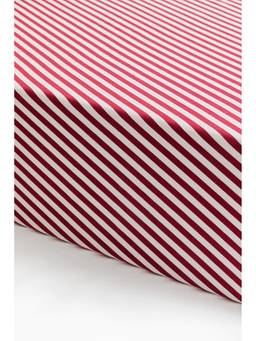 H&M - Red Patterned Cotton Fitted Sheet