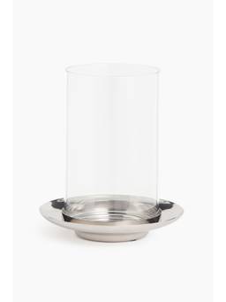 H&M - Silver Glass Lantern