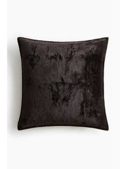 H&M - Brown Fluffy Cushion Cover