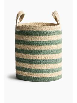 H&M - Beige Seagrass Storage Basket