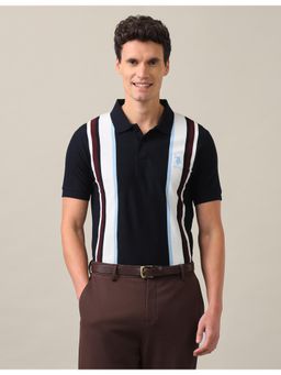 U.S. POLO ASSN. - Vertical Striped Slim Fit Polo T-Shirt