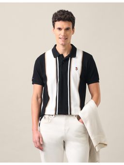 U.S. POLO ASSN. - Vertical Striped Slim Fit Polo T-Shirt