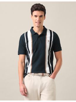 U.S. POLO ASSN. - Vertical Striped Slim Fit Polo T-Shirt