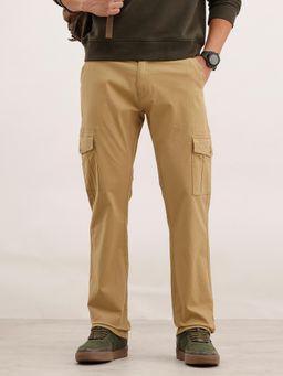 WROGN - Straight Fit Cargo Trouser - Khaki