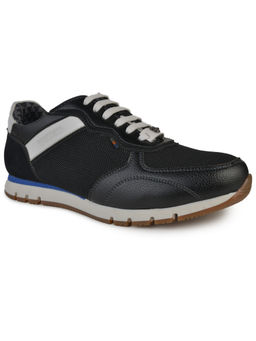 BUCKAROO - Jago Vegan Leather Black Men Sneakers