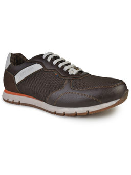 BUCKAROO - Jago Vegan Leather Brown Men Sneakers