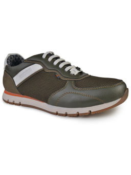 BUCKAROO - Jago Vegan Leather Olive Men Sneakers