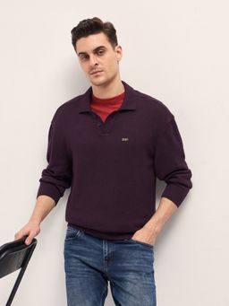 The Bear House - Men's Cotton Solid Collar Neck Polo T-Shirt