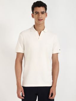 Tommy Hilfiger - Yellow Solid Half Sleeves Polo T-Shirt