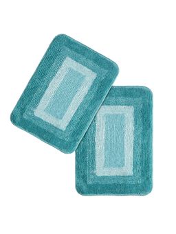Saral Home - Solid Frame Bath Door Mat Green 2