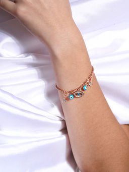 Joker and Witch - Cosmos Blue Evil Eye Braceletfor Women