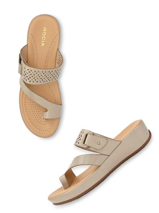 Buy ROCIA By Regal Beige Women Comfort Casual Sandals Online