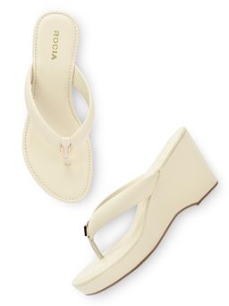 ROCIA - By Regal Beige Women Casual High Wedges