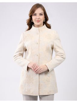 Monte Carlo - Women Band Neck Full Sleeve Coat