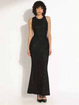 SHOWOFF - Edition Women Black Bodycon Maxi Dress