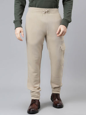 Beige Track Pant
