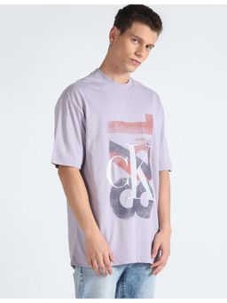 Calvin Klein - Mens Purple Color T-Shirt