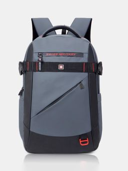 Swiss Military - 30L Laptop 15.6 Luggage Strap Anti-Theft Pocket Backpack