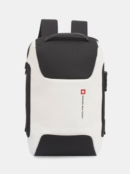 Swiss Military - Luke 23L Laptop 15.6 USB A and C Port TSA Lock White Backpack