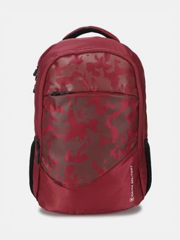Swiss Military - Snowflake 33L Laptop 15.6 Compartment Water Resistant Maroon Backpack