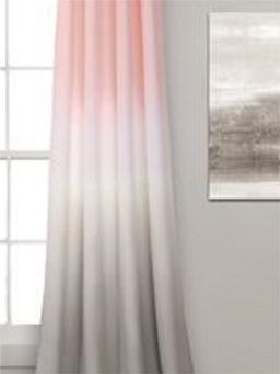Urban Space - Digital Blackout Curtains for 2 Piece - Waterfall Pink (Pack of 2)
