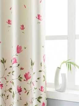 Urban Space - Digital Blackout Curtains for 2 Piece - Carnation Pink (Pack of 2)