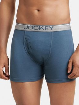 Jockey - 8009 Men Cotton Solid Boxer Brief - Deep Slate