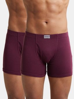 Jockey - 8008 Men Cotton Solid Boxer Brief - Wine Tasting (Pack of 2)