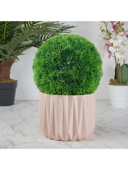 HomeTown - Ilana Artificial Grass Decorative Ball Dia 28 cm In Green Colour