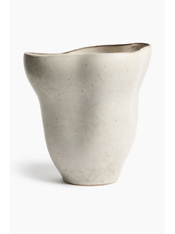 H&M - Beige Large Stoneware Vase