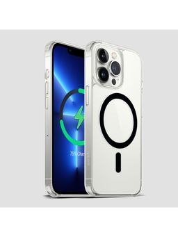 GRIPP - Clear Magsafe Case For Apple Iphone 14 Pro (6.1") With Black Ring-Clear