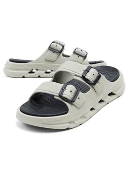 DOCTOR HEALTH SUPER SOFT - Men EVA Adjustable Buckle Double Strap Comfort Sandals - Green