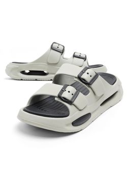 DOCTOR HEALTH SUPER SOFT - Men EVA Adjustable Buckle Double Strap Comfort Sandals - Green