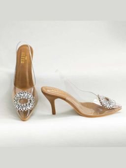 THE ALTER - Julia Nude Embellished Stiletto Heels