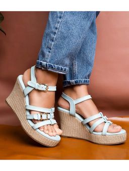 THE ALTER - Maria Blue Wedge Heels