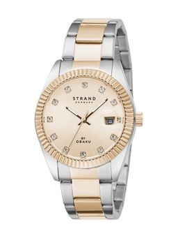 Strand by Obaku - Delmore Mini Indigo S721LDHVSH Rose Gold Dial Quartz Watch For Women