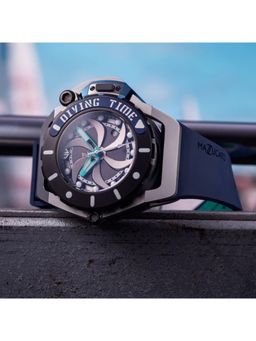 MAZZUCATO - Automatic Double Face RIM Scuba Luminous Dial Men Watch SUB03-BL3255 (M)
