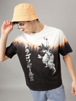 Free Authority - Dragon Ball Z Graphic Loose Fit Multicolor Cotton Men T-Shirt