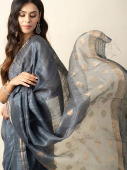 Fabindia - Silk Matka Jamdani Sari