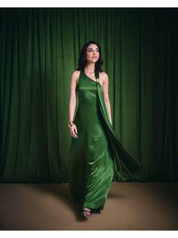 XAYA - Women's Green Priscilla Maxi Dress