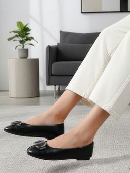 ELLE - Women Black Ballerina