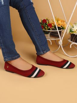 ELLE - Women Maroon Ballerina