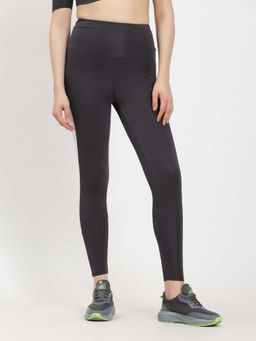 Dpassion - Women Grey Ankle High waist Gym Tights