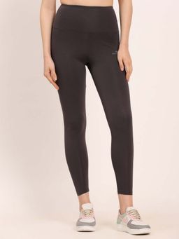 Dpassion - Women Grey Ankle High waist Gym Tights