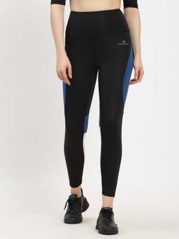 Dpassion - Women Black Ankle High waist Gym Tights