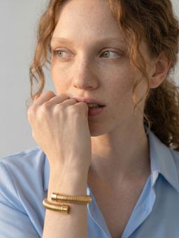 Palmonas - Coil Wrap Adjustable Cuff for Women