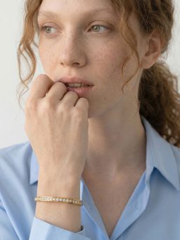 Palmonas - Crystal Line Adjustable Cuff for Women