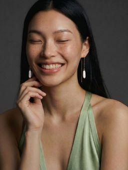 Palmonas - Elegant Baroque Pearl Drop Earrings for Women