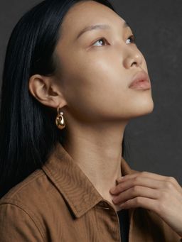 Palmonas - Artistic Pearl Accent Drop Earrings for Women