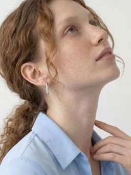 Palmonas - Sleek Link Drop Earrings for Women
